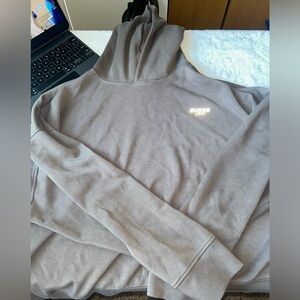Olive green Guess sweatshirt/hoodie